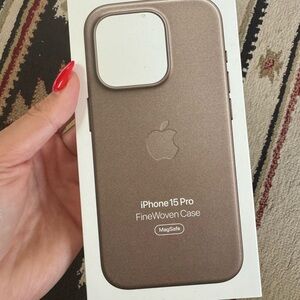 Apple iPhone 15 Pro FineWoven Case - Tan